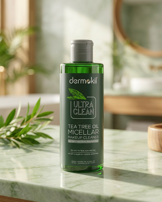 Dermokil Tea Tree Oil Micellar Water – 400ml | Purifying Makeup Remover